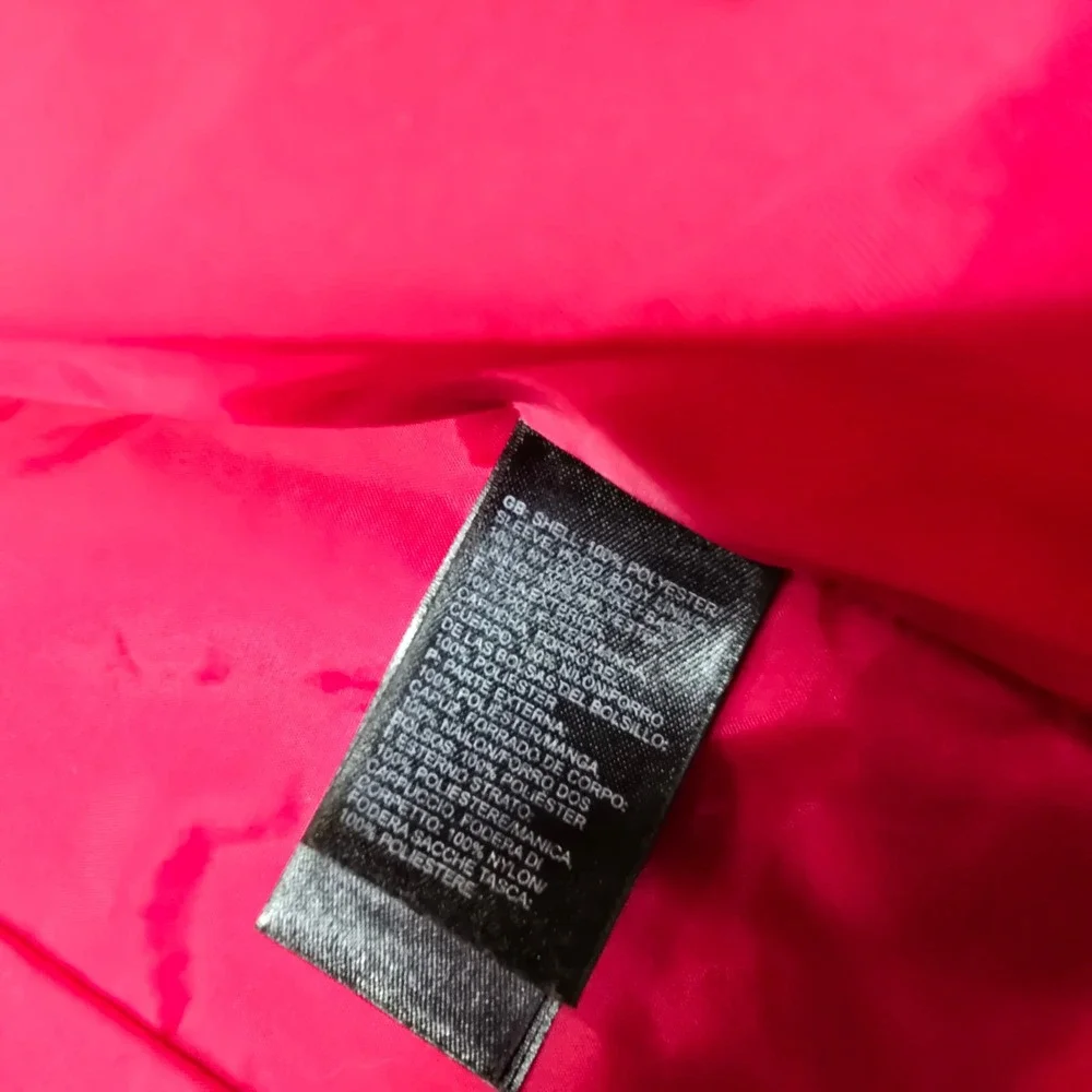 The North Face Hyvent Jacket‎ Womens Small Peach Orange Hood Rain Windbreaker